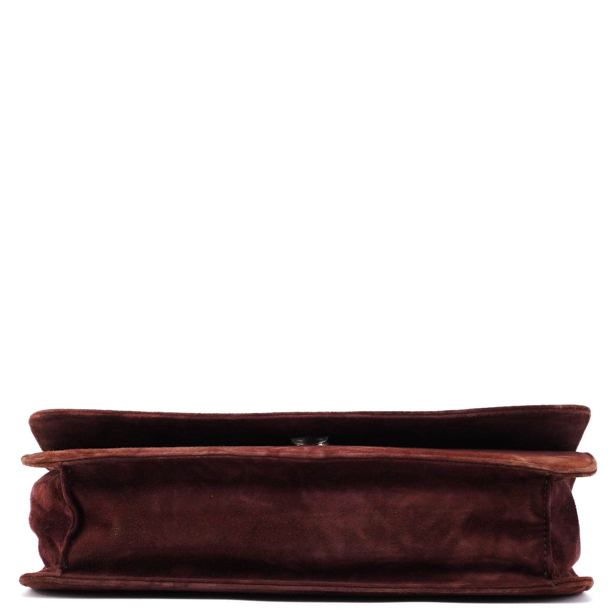 Burgundy Tie Dye Plastic Handle Shoulder Bag