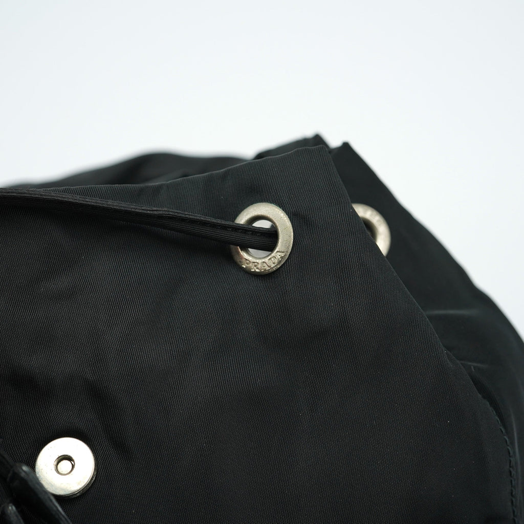 BZ0003 Black Tessuto Vela Backpack