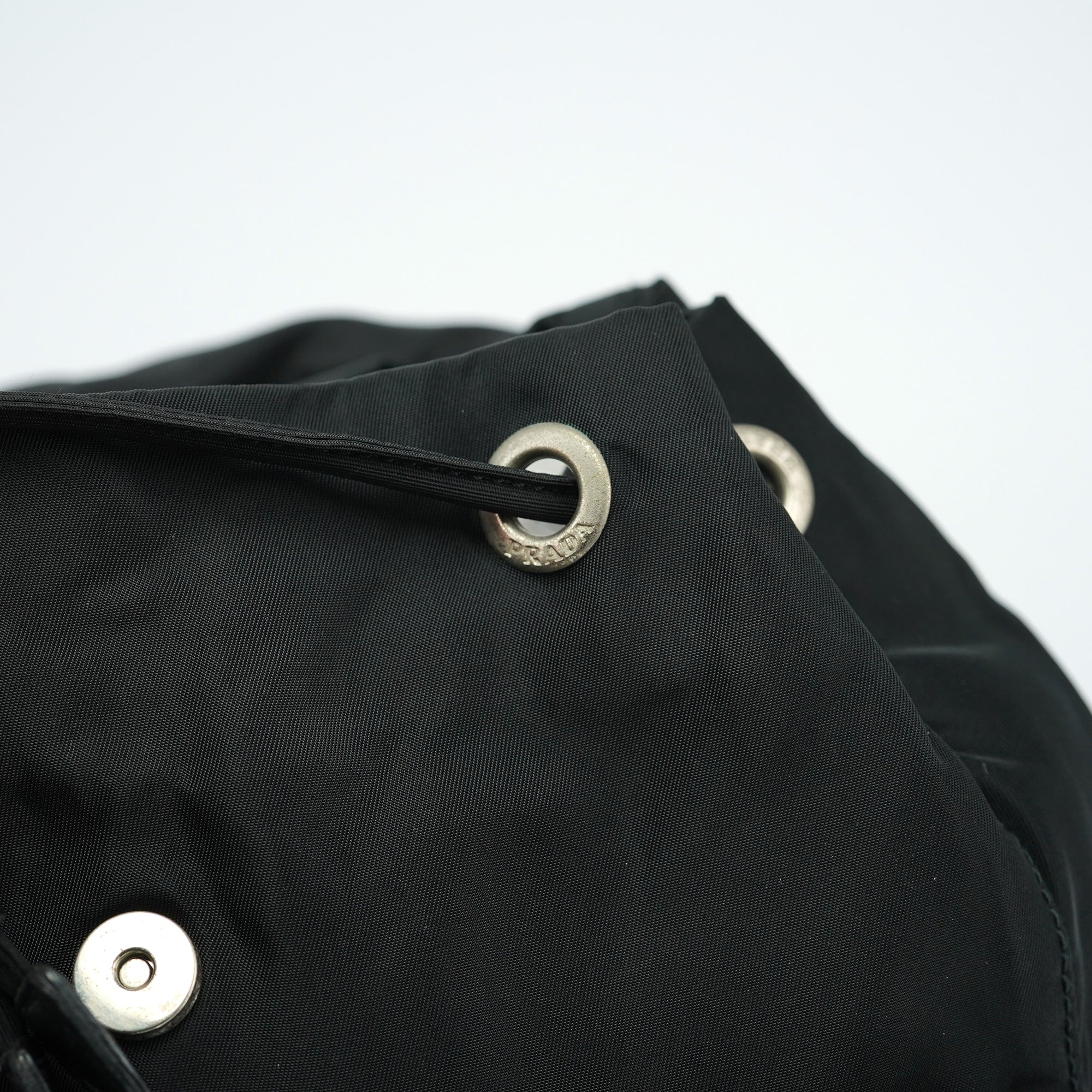 BZ0003 Black Tessuto Vela Backpack
