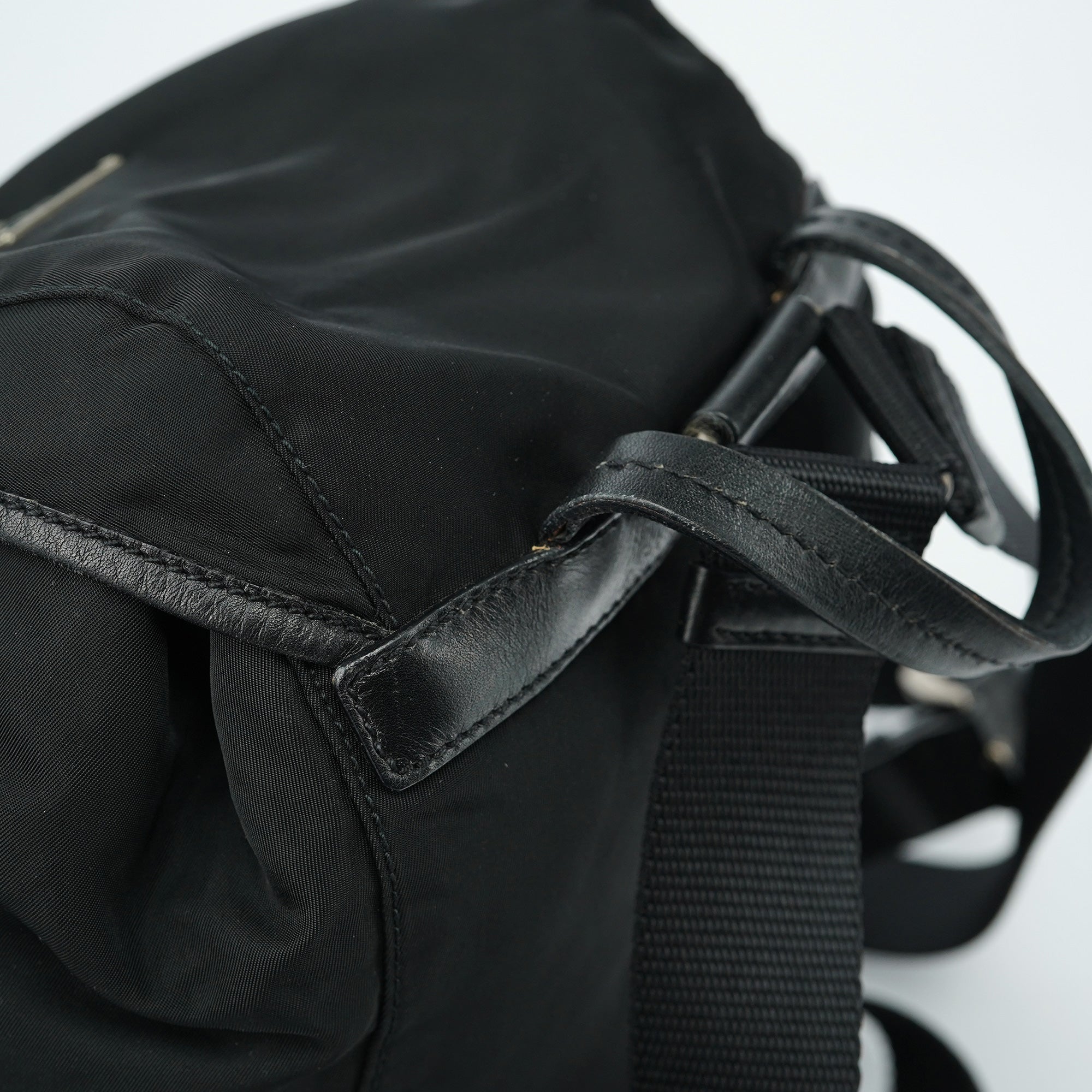 BZ0003 Black Tessuto Vela Backpack