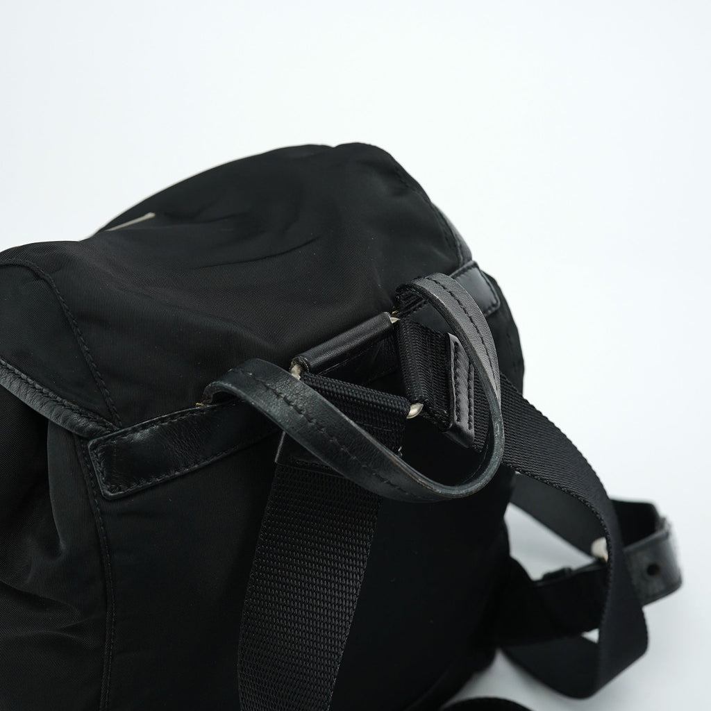 BZ0003 Black Tessuto Vela Backpack