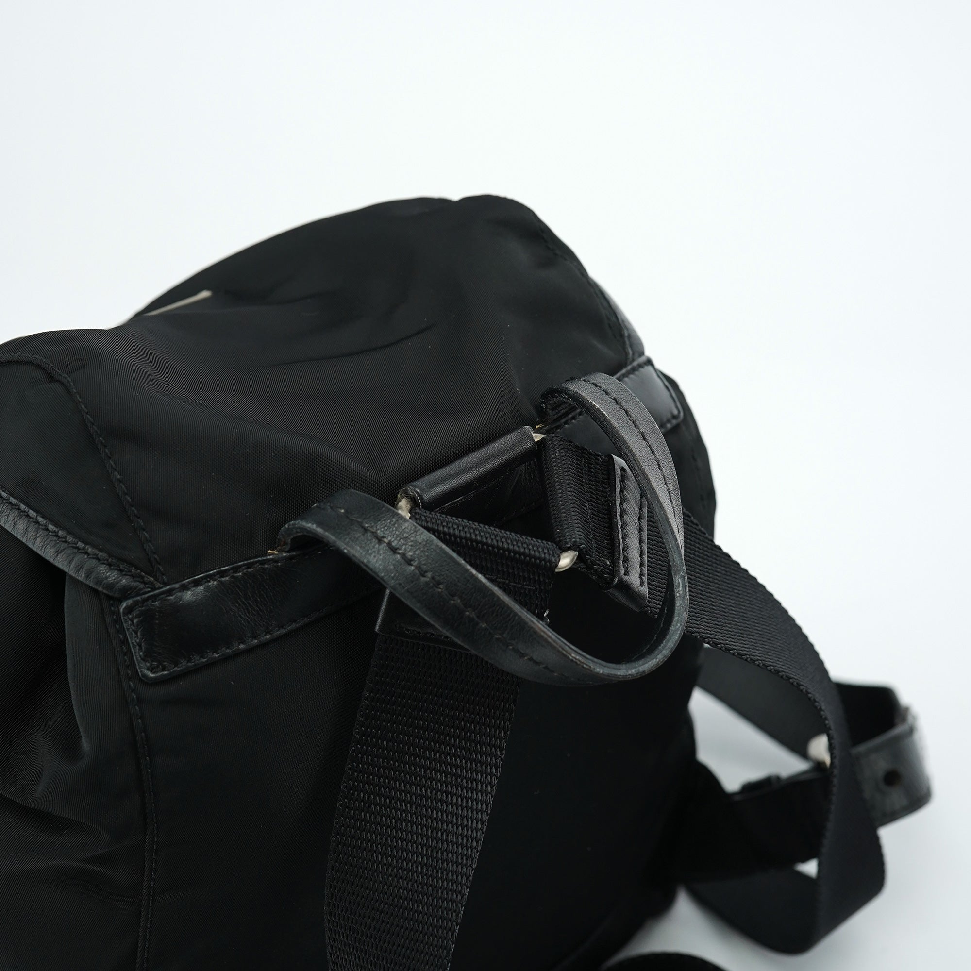 BZ0003 Black Tessuto Vela Backpack