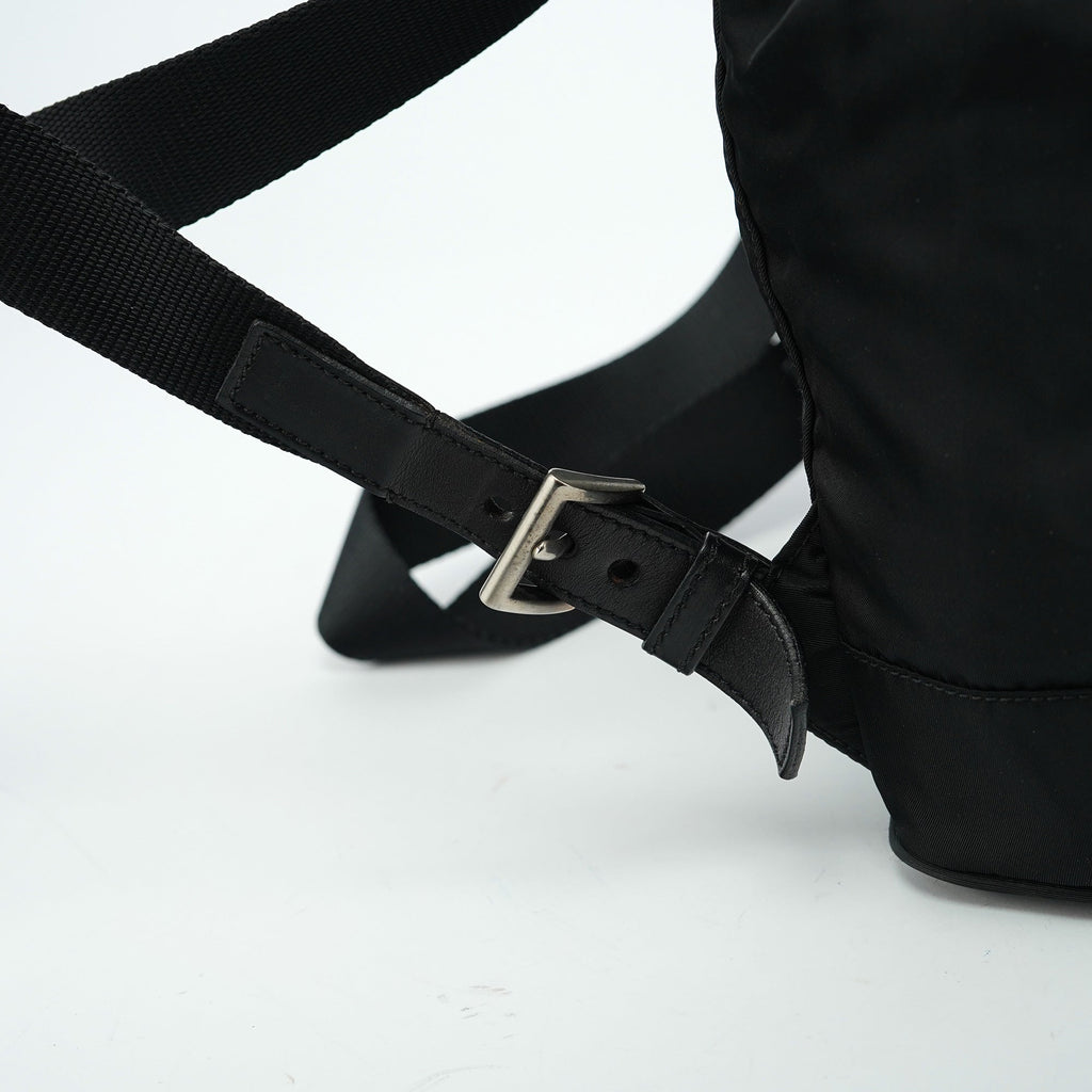 BZ0003 Black Tessuto Vela Backpack
