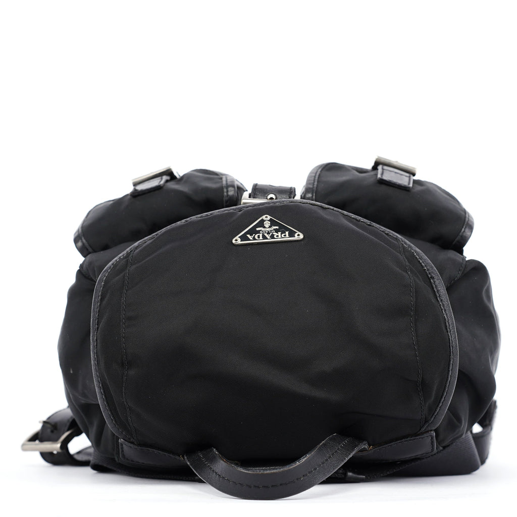 BZ0003 Black Tessuto Vela Backpack