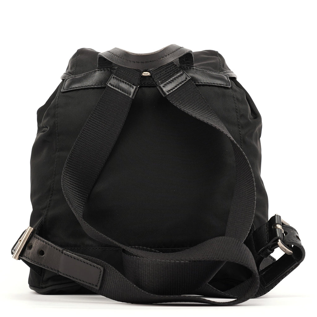 BZ0003 Black Tessuto Vela Backpack