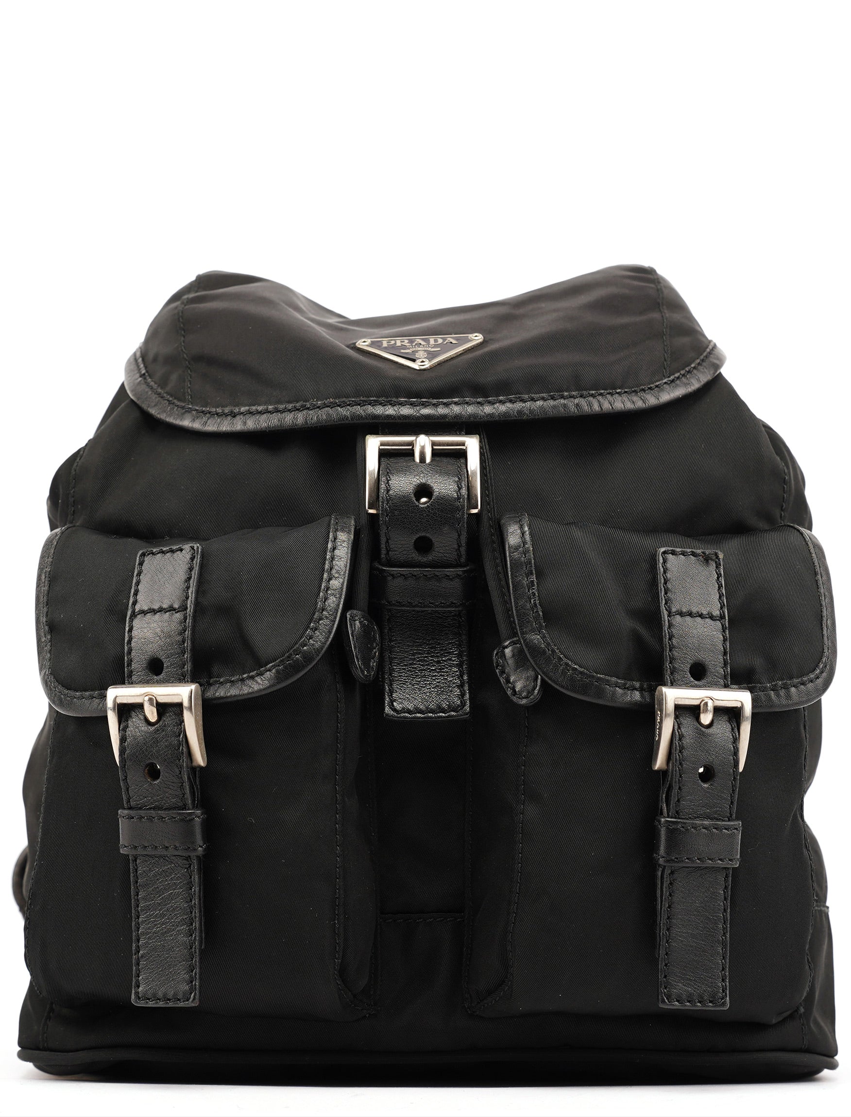 BZ0003 Black Tessuto Vela Backpack