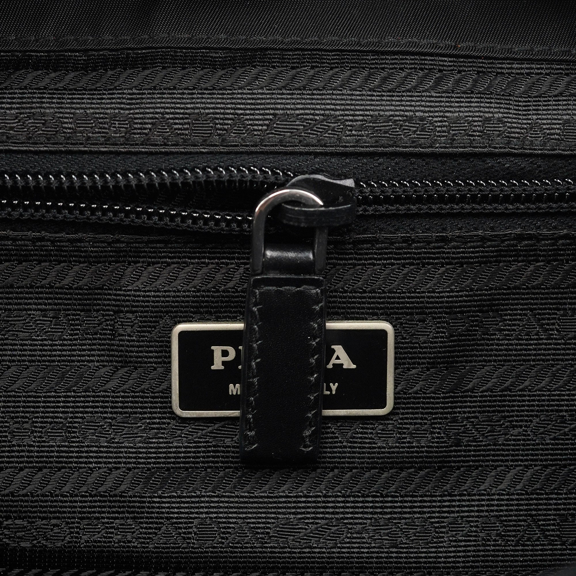 BZ2811 Black Tessuto Vela Backpack