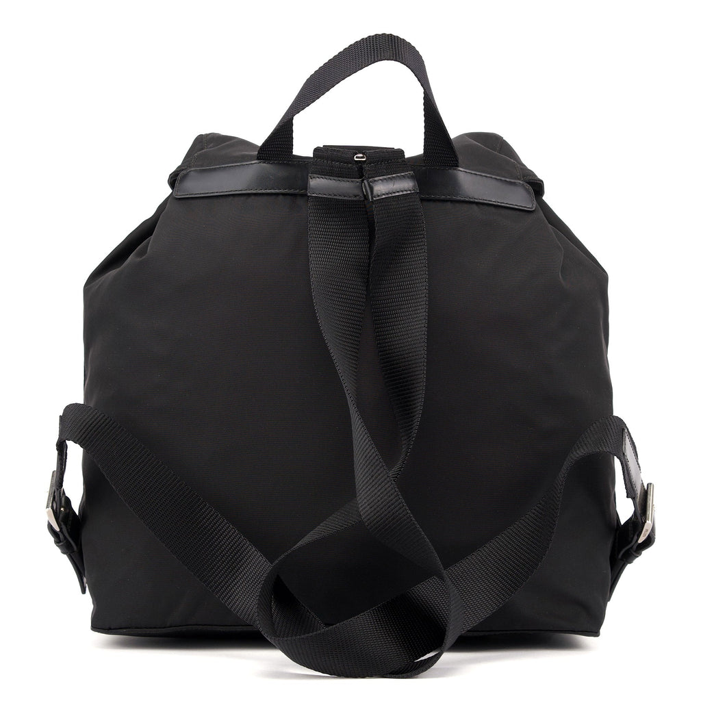 BZ2811 Black Tessuto Vela Backpack