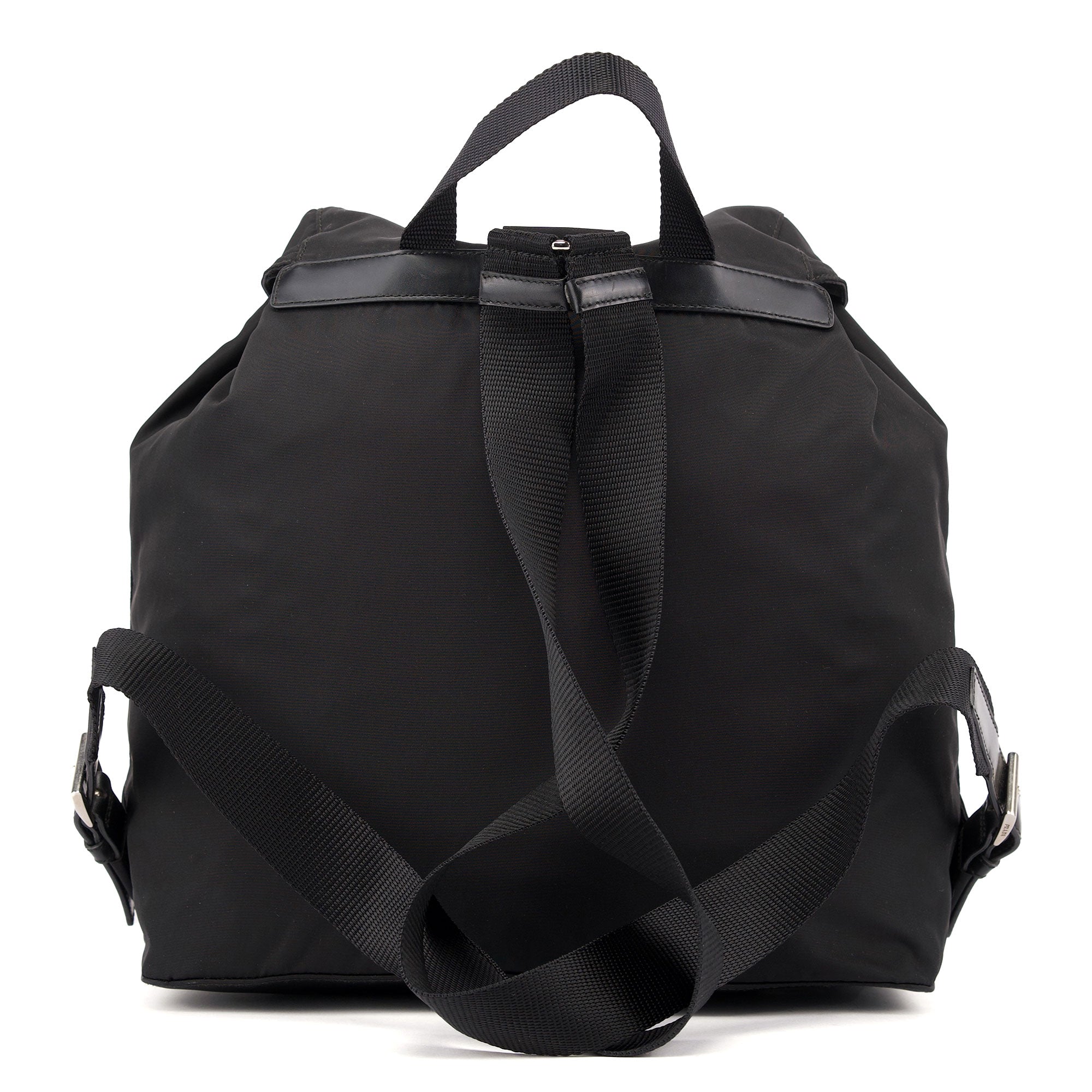 BZ2811 Black Tessuto Vela Backpack