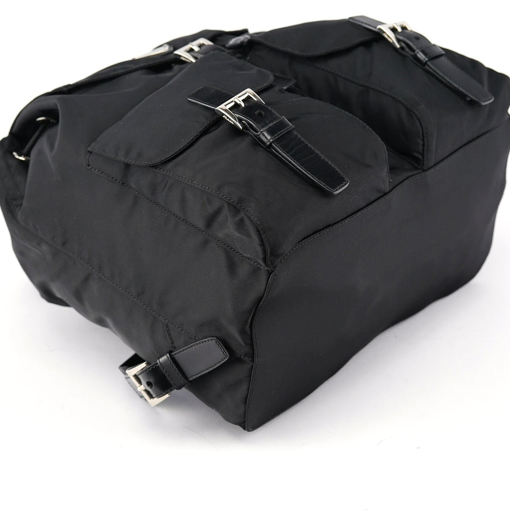 BZ2811 Black Tessuto Vela Backpack