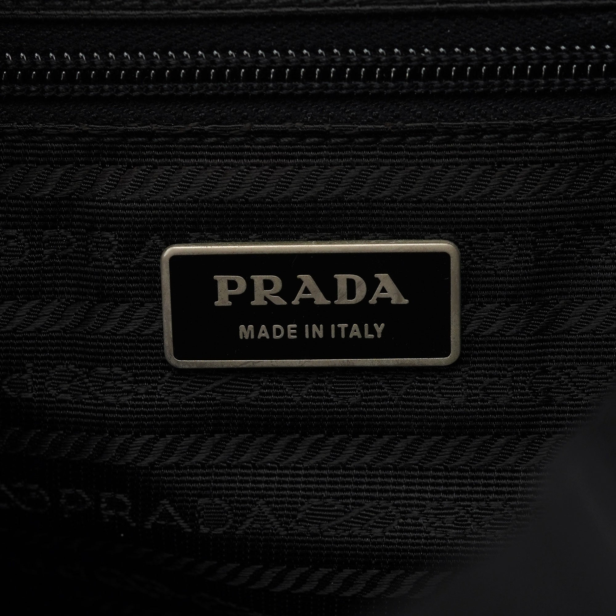 BZ2811 Black Tessuto Vela Backpack