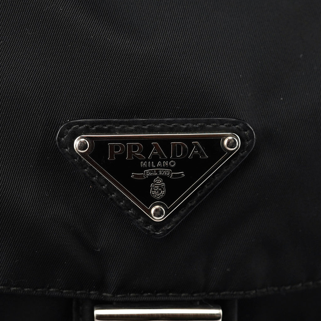 BZ2811 Black Tessuto Vela Backpack