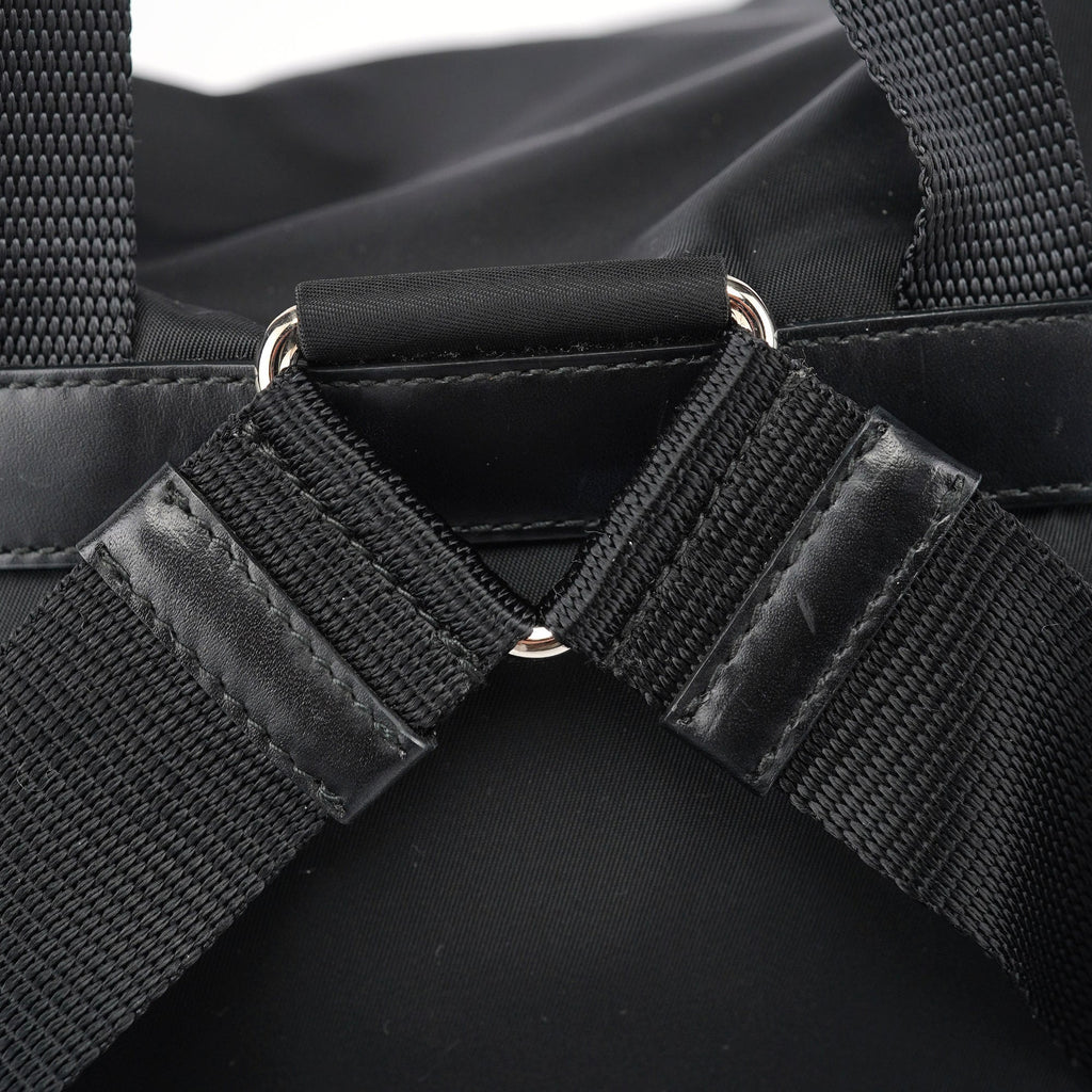 BZ2811 Black Tessuto Vela Backpack