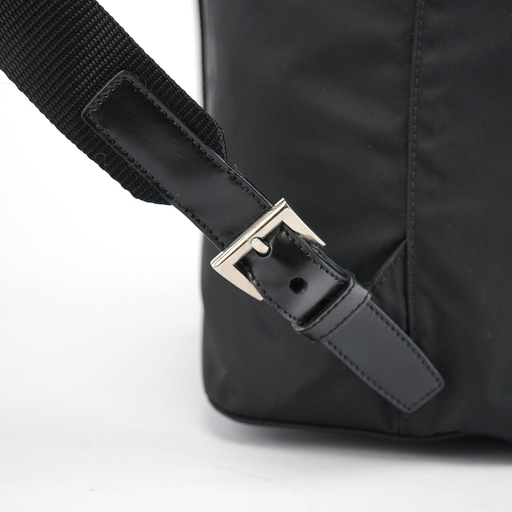 BZ2811 Black Tessuto Vela Backpack