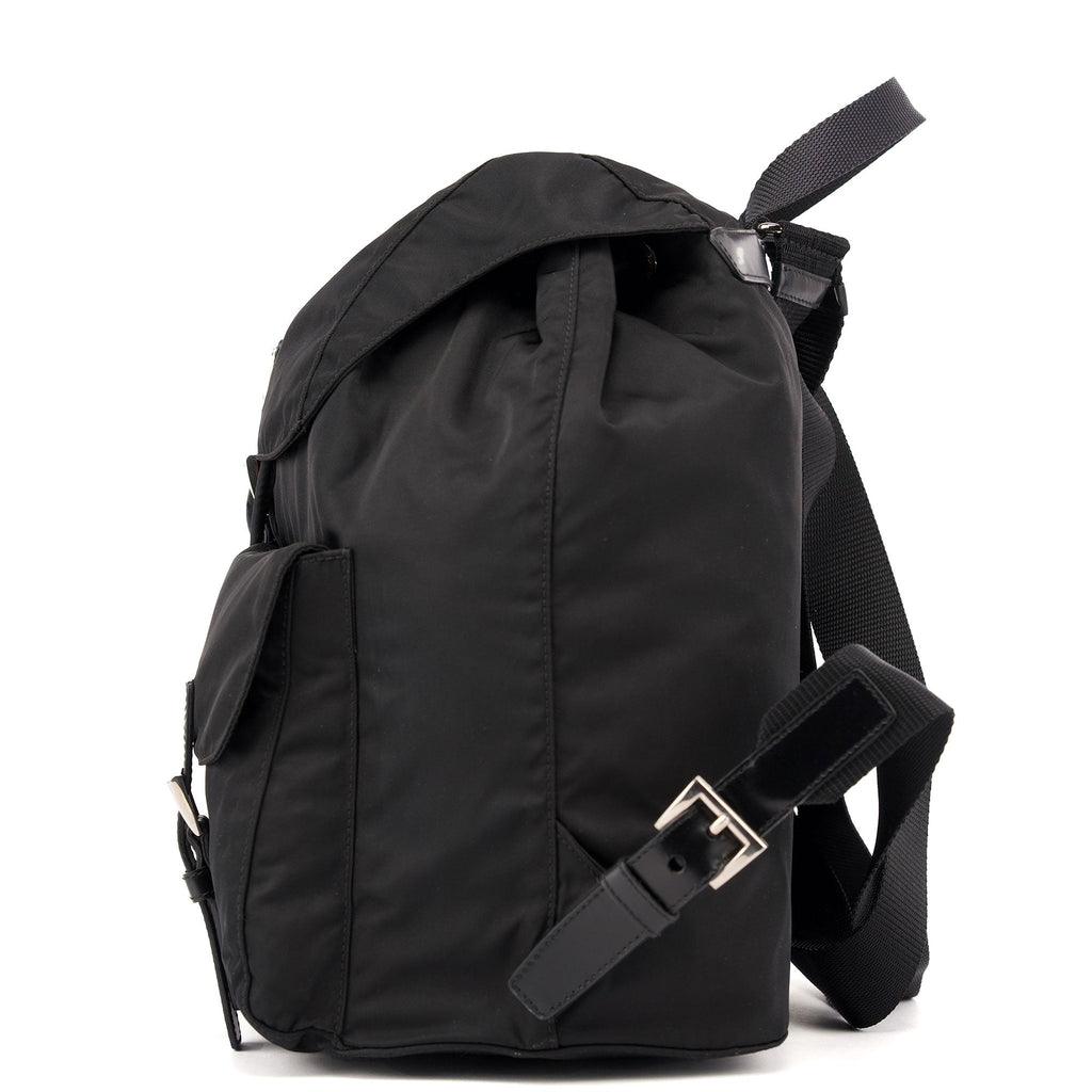 BZ2811 Black Tessuto Vela Backpack