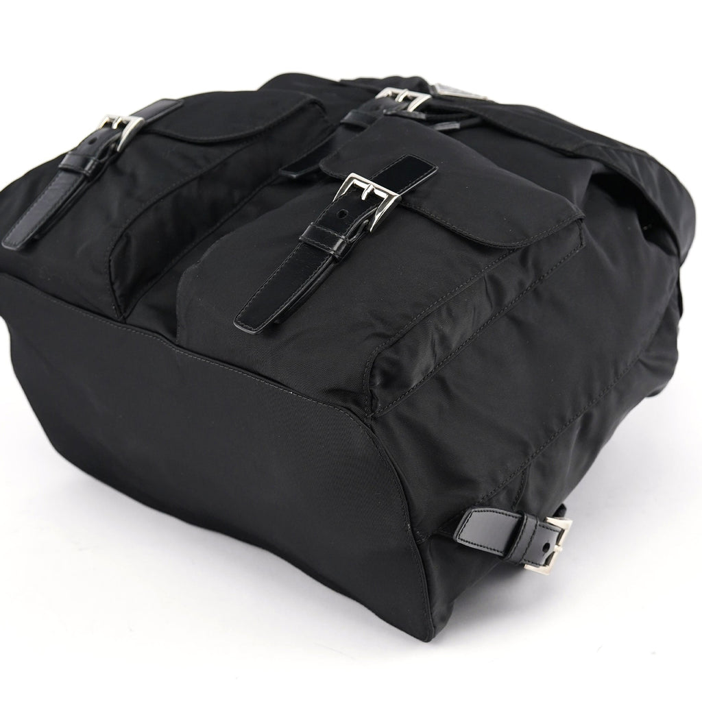 BZ2811 Black Tessuto Vela Backpack