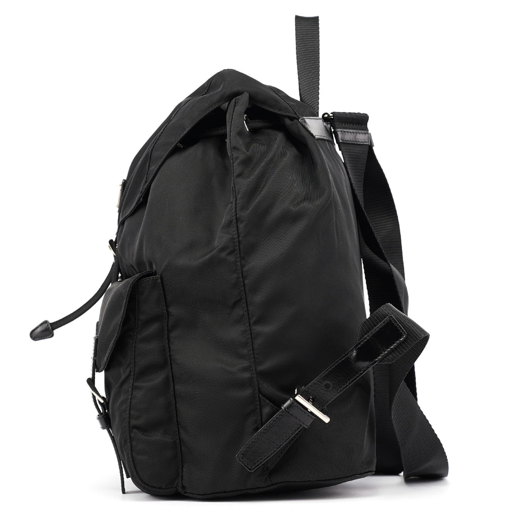 BZ2811 Black Tessuto Vela Backpack