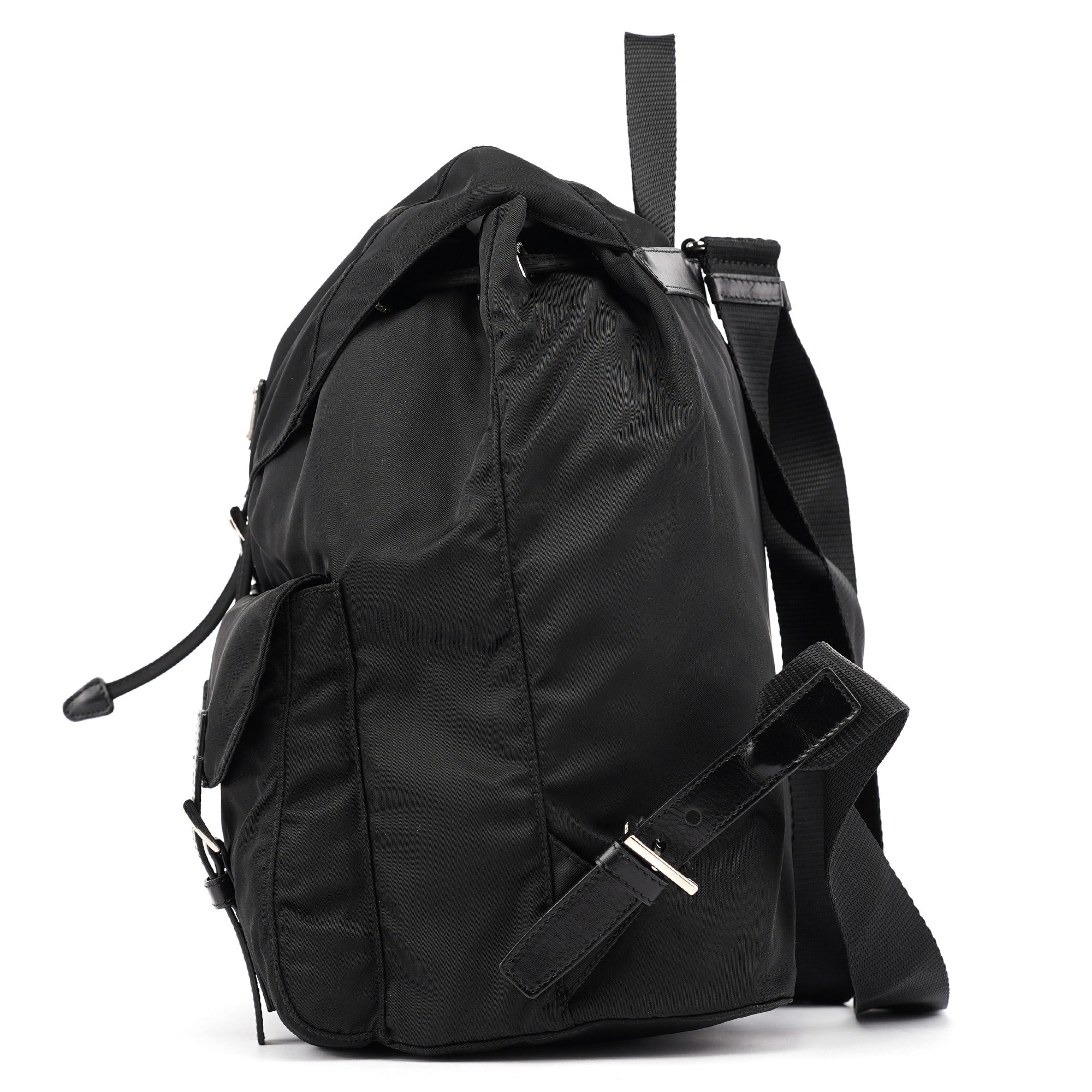 BZ2811 Black Tessuto Vela Backpack