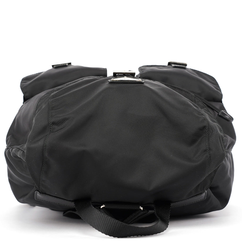BZ2811 Black Tessuto Vela Backpack