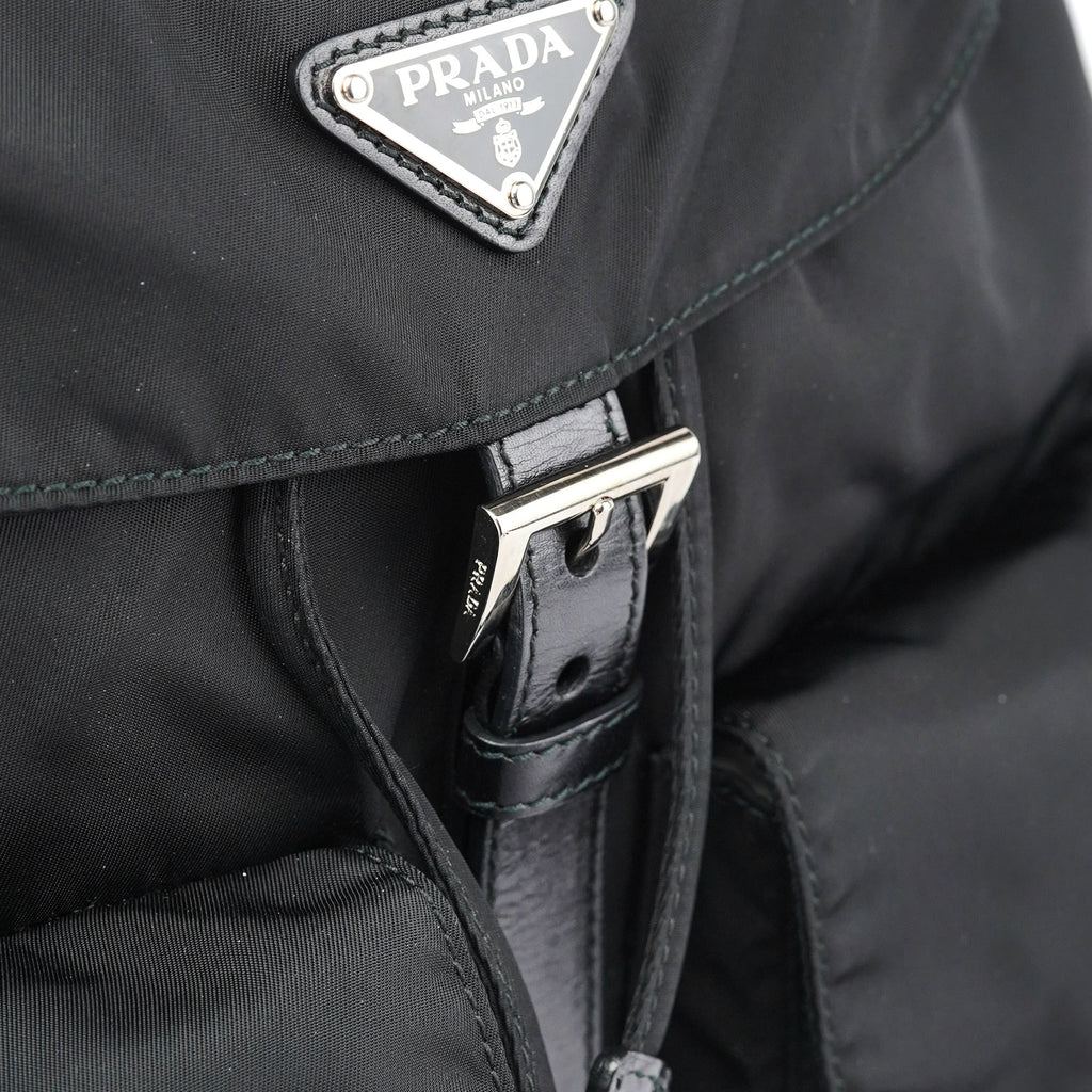 BZ2811 Black Tessuto Vela Backpack