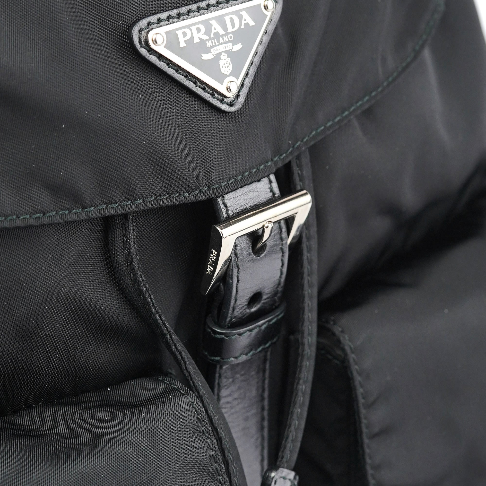 BZ2811 Black Tessuto Vela Backpack