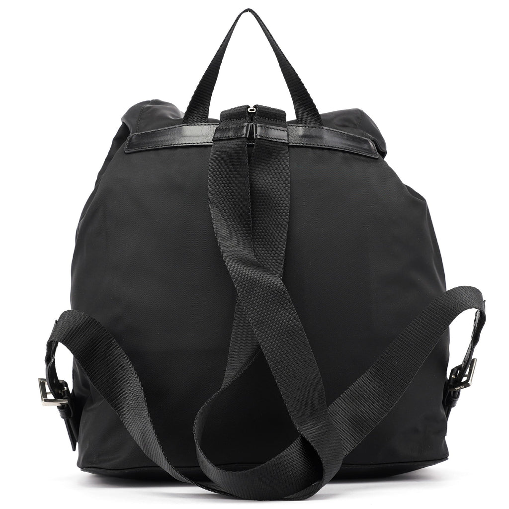 BZ2811 Black Tessuto Vela Backpack