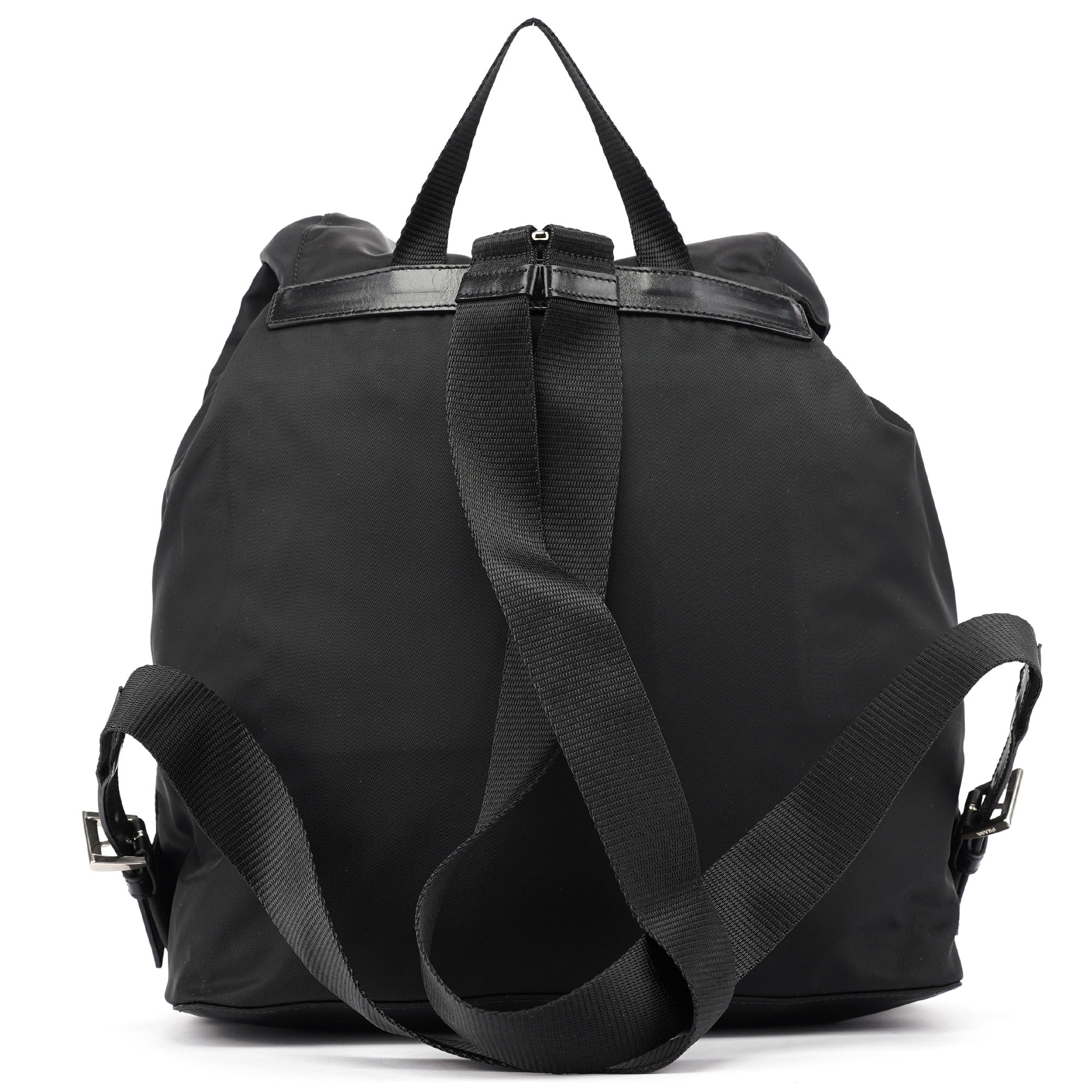 BZ2811 Black Tessuto Vela Backpack