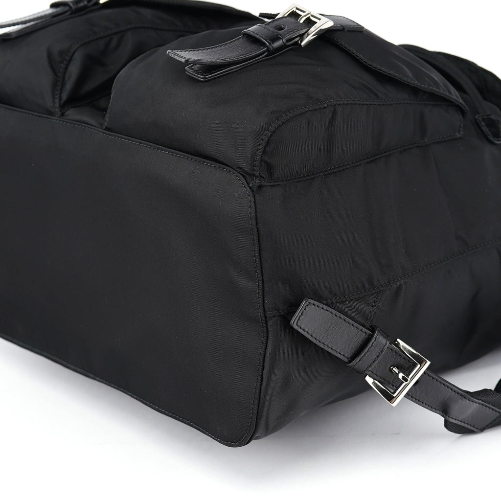 BZ2811 Black Tessuto Vela Backpack