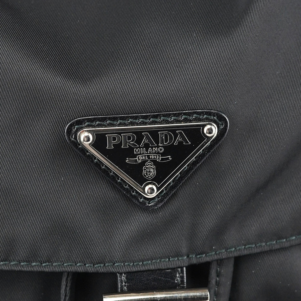 BZ2811 Black Tessuto Vela Backpack