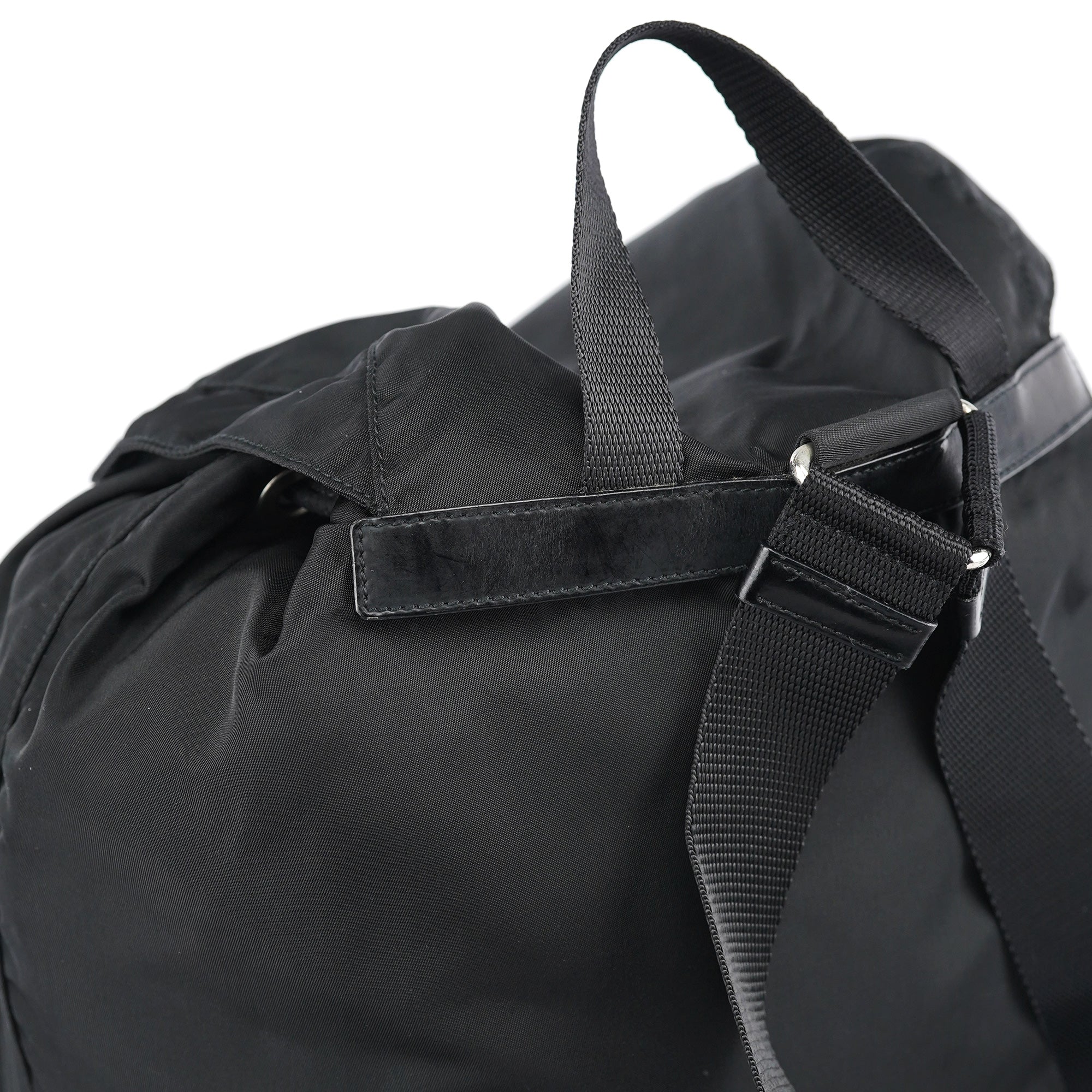 BZ2811 Black Tessuto Vela Backpack