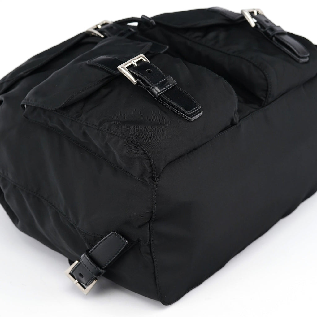 BZ2811 Black Tessuto Vela Backpack