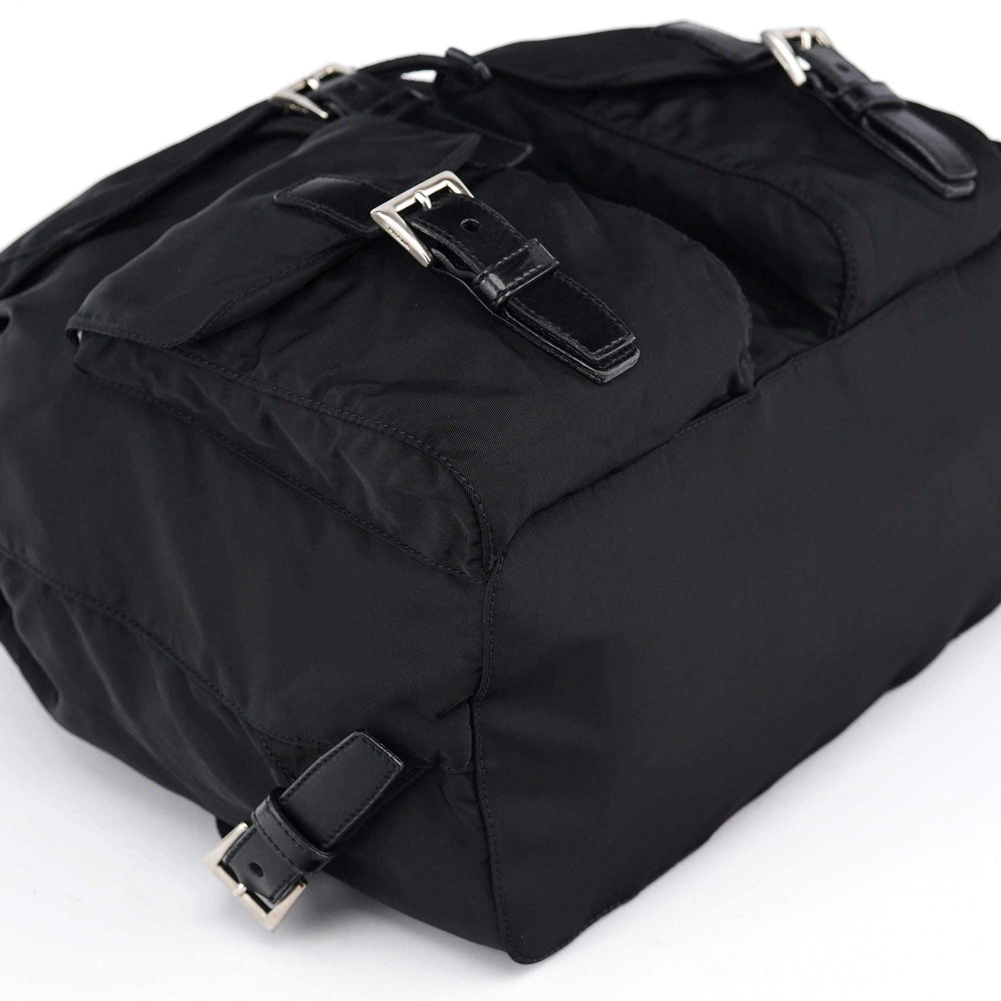 BZ2811 Black Tessuto Vela Backpack