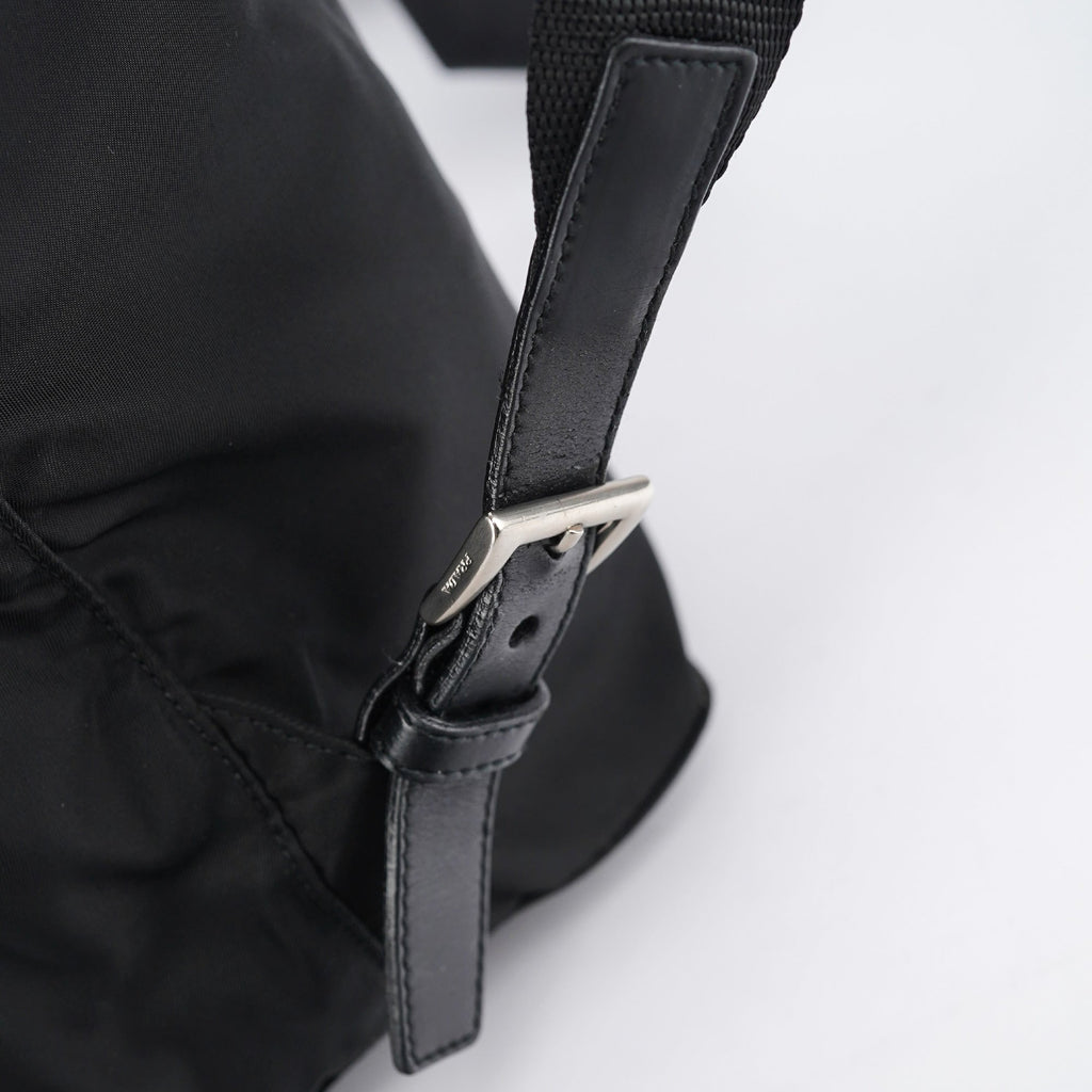 BZ2811 Black Tessuto Vela Backpack