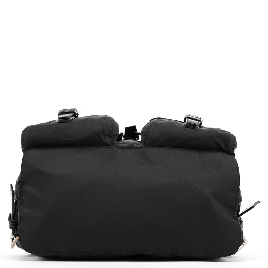 BZ2811 Black Tessuto Vela Backpack