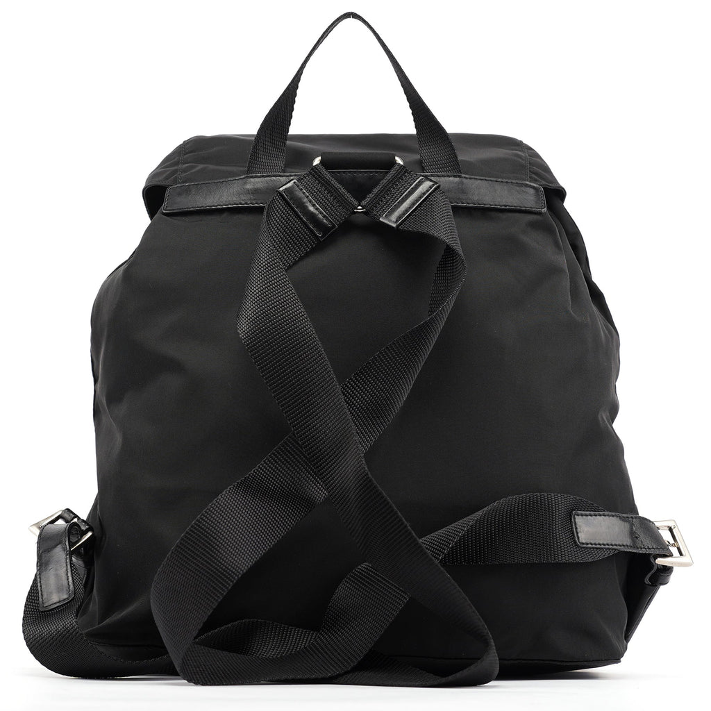 BZ2811 Black Tessuto Vela Backpack