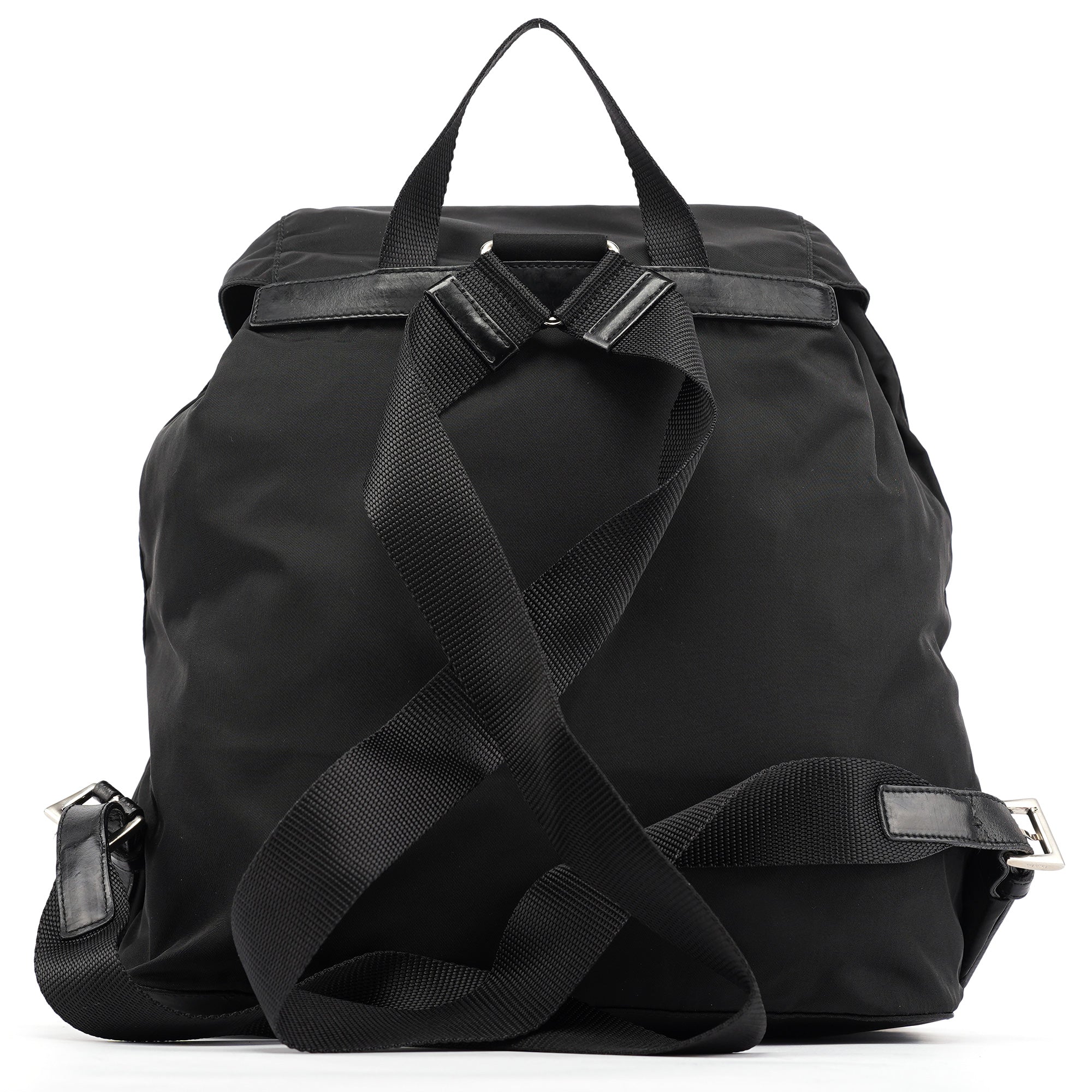 BZ2811 Black Tessuto Vela Backpack