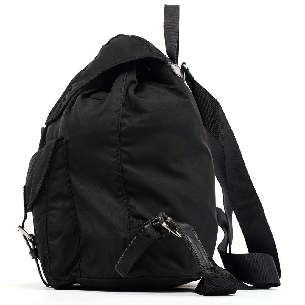 BZ2811 Black Tessuto Vela Backpack