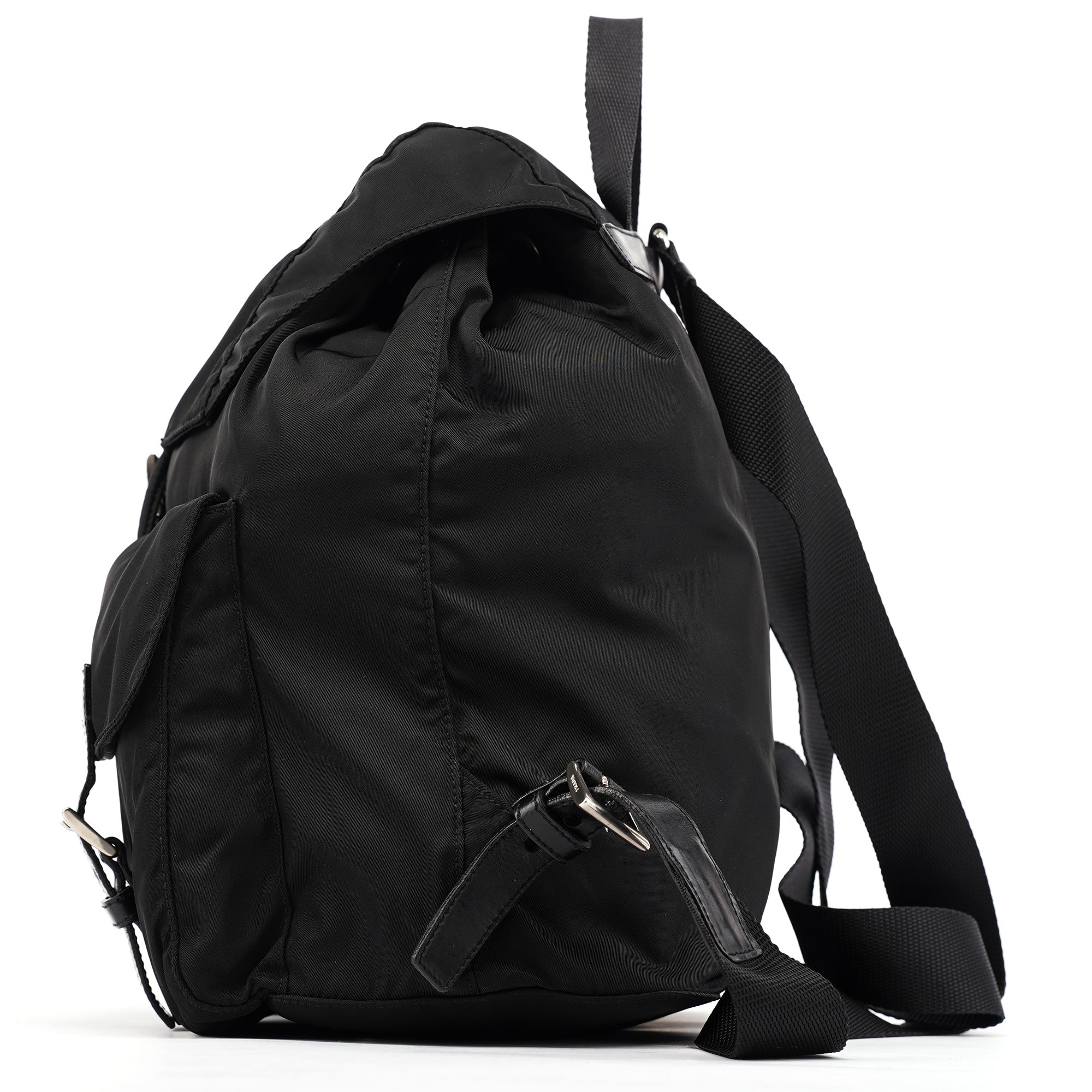 BZ2811 Black Tessuto Vela Backpack
