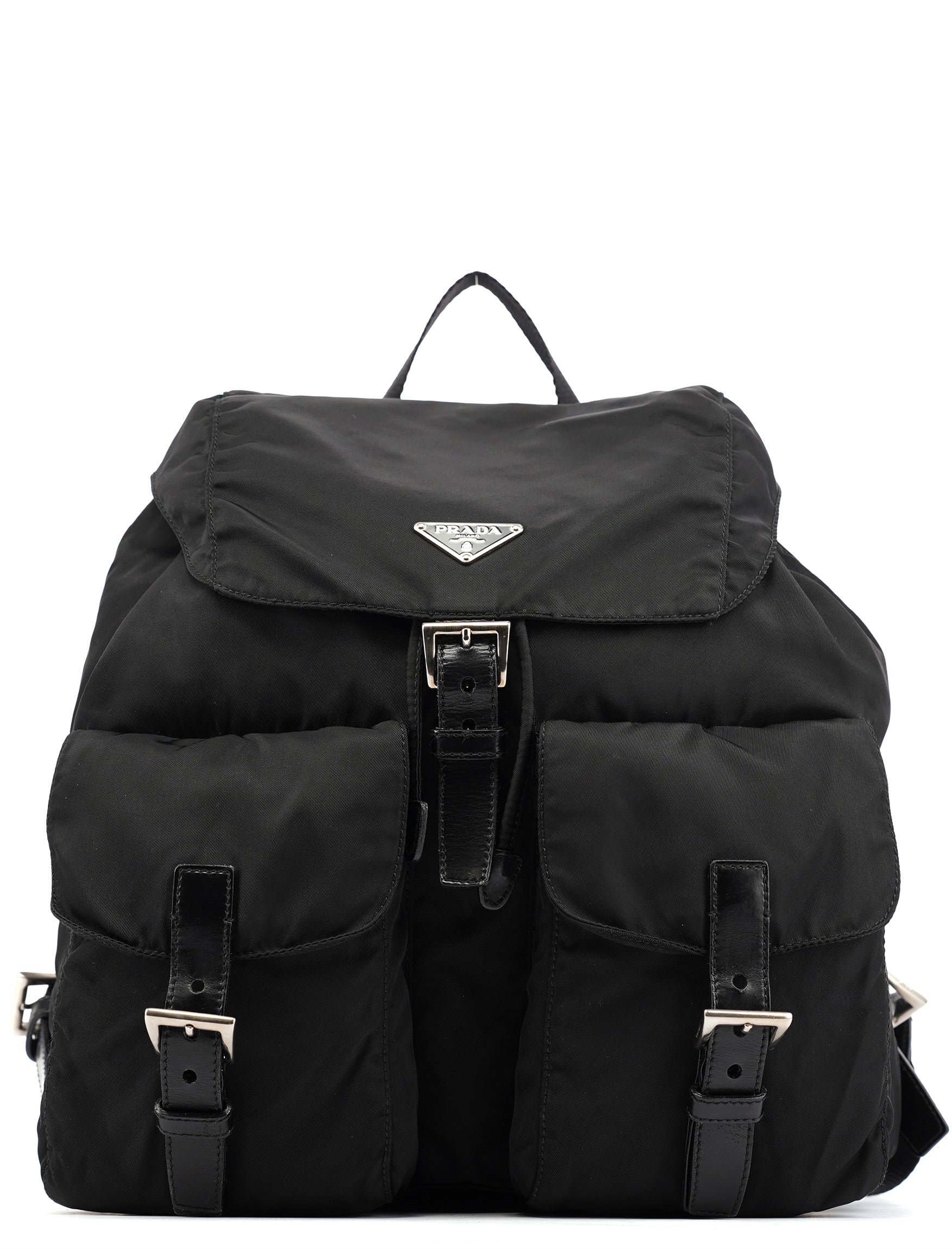 BZ2811 Black Tessuto Vela Backpack
