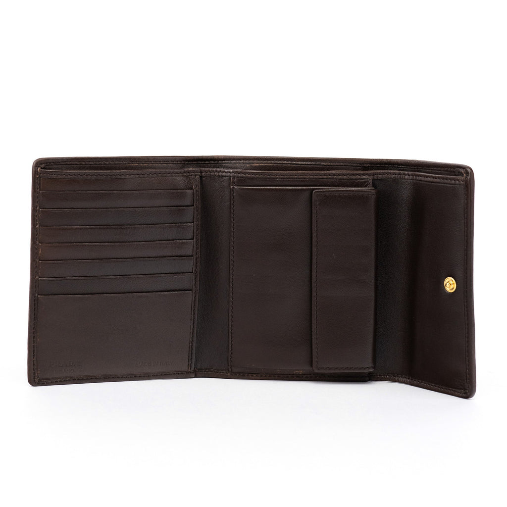 Calf Hair Leopard Wallet