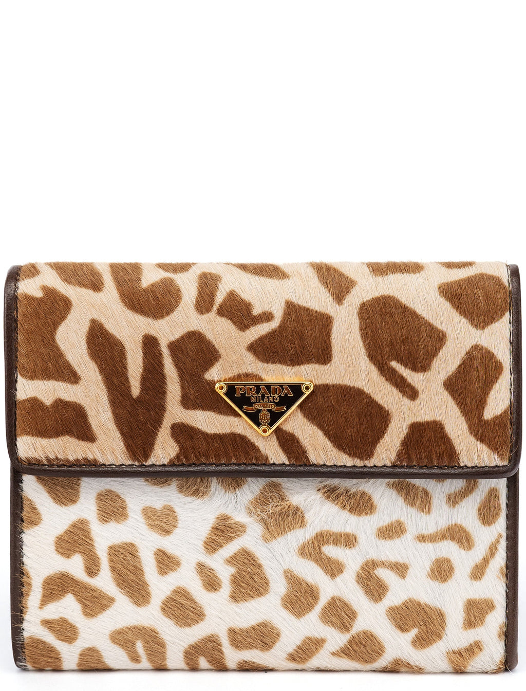 Calf Hair Leopard Wallet