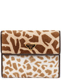Calf Hair Leopard Wallet