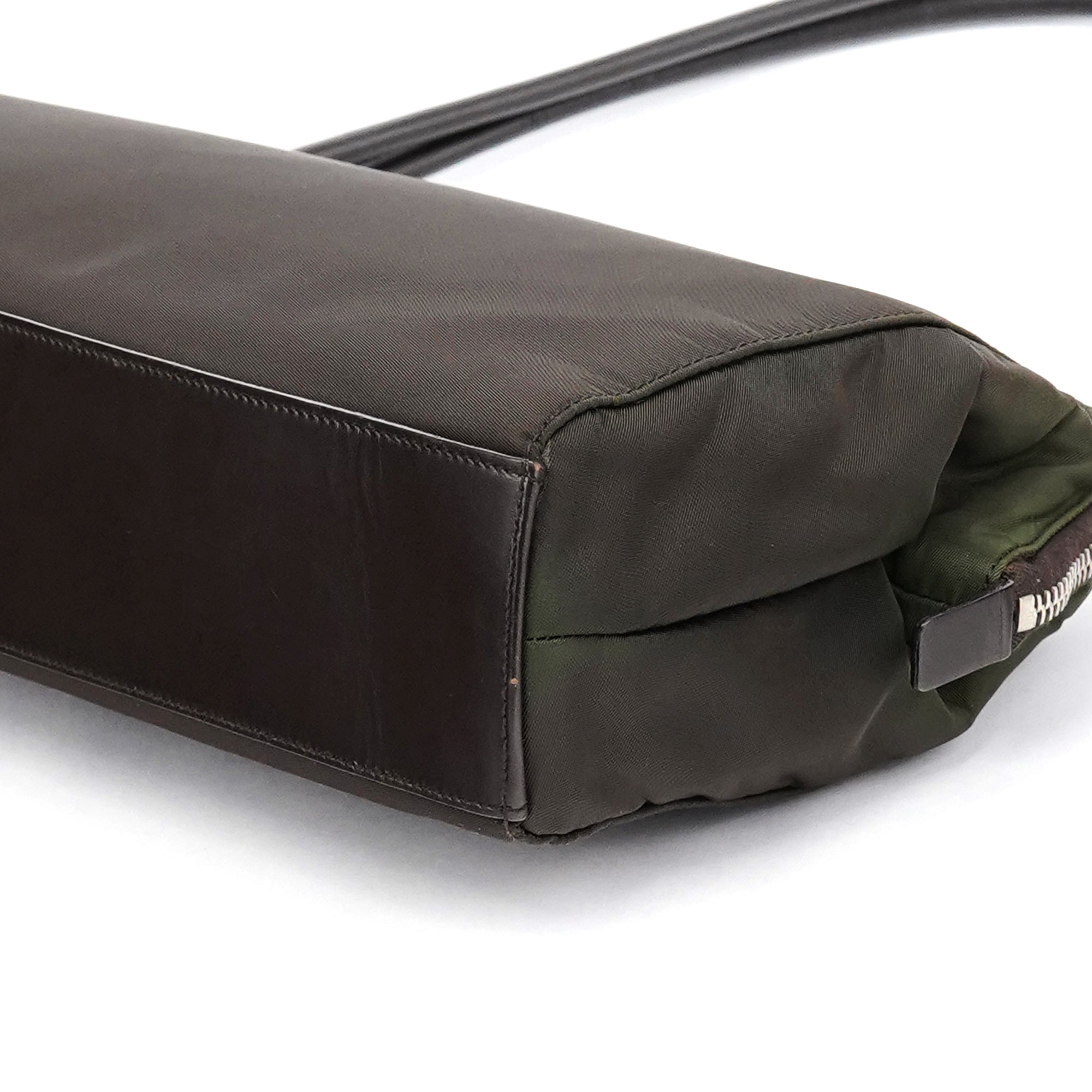Dark Green Tessuto Chic Shoulder Bag