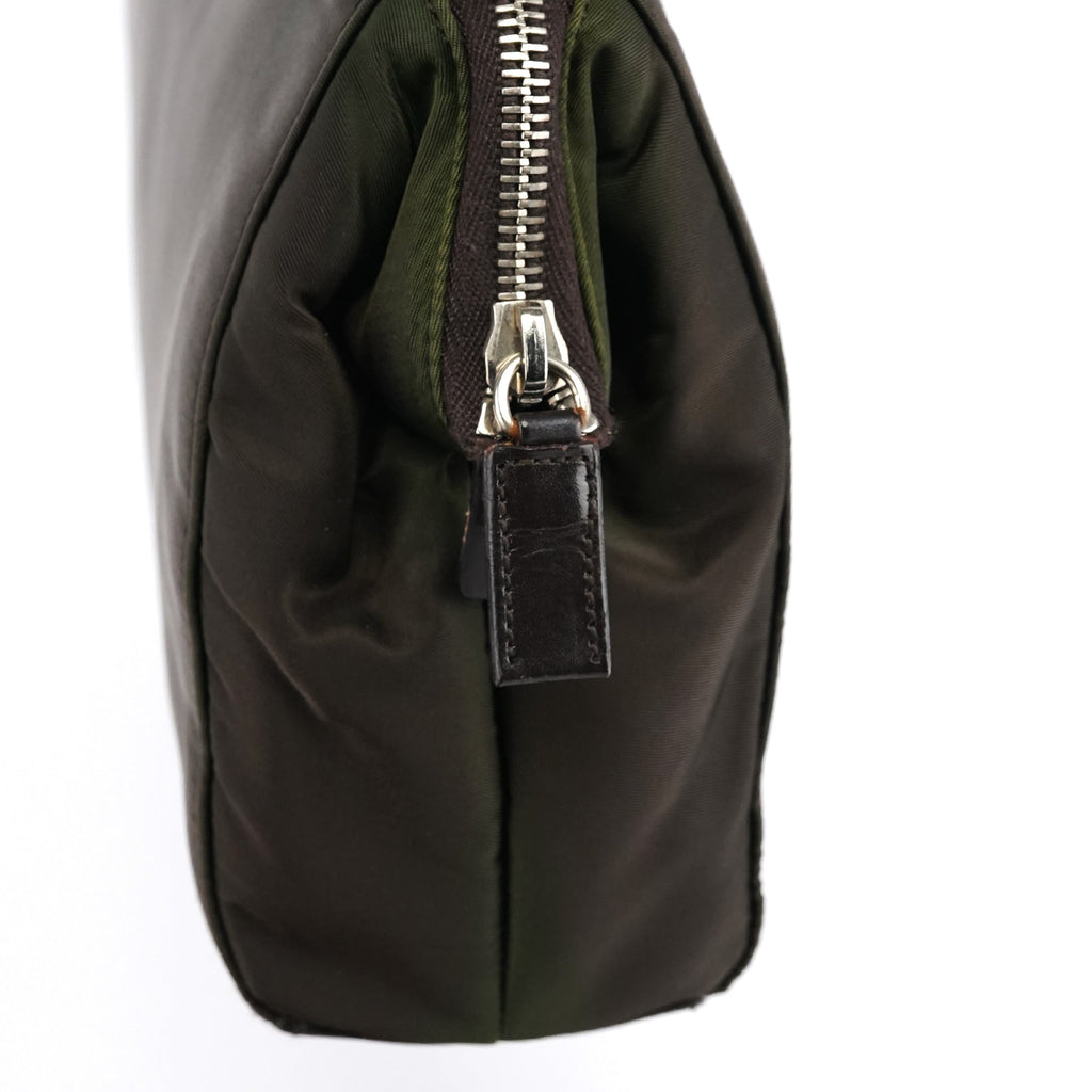 Dark Green Tessuto Chic Shoulder Bag