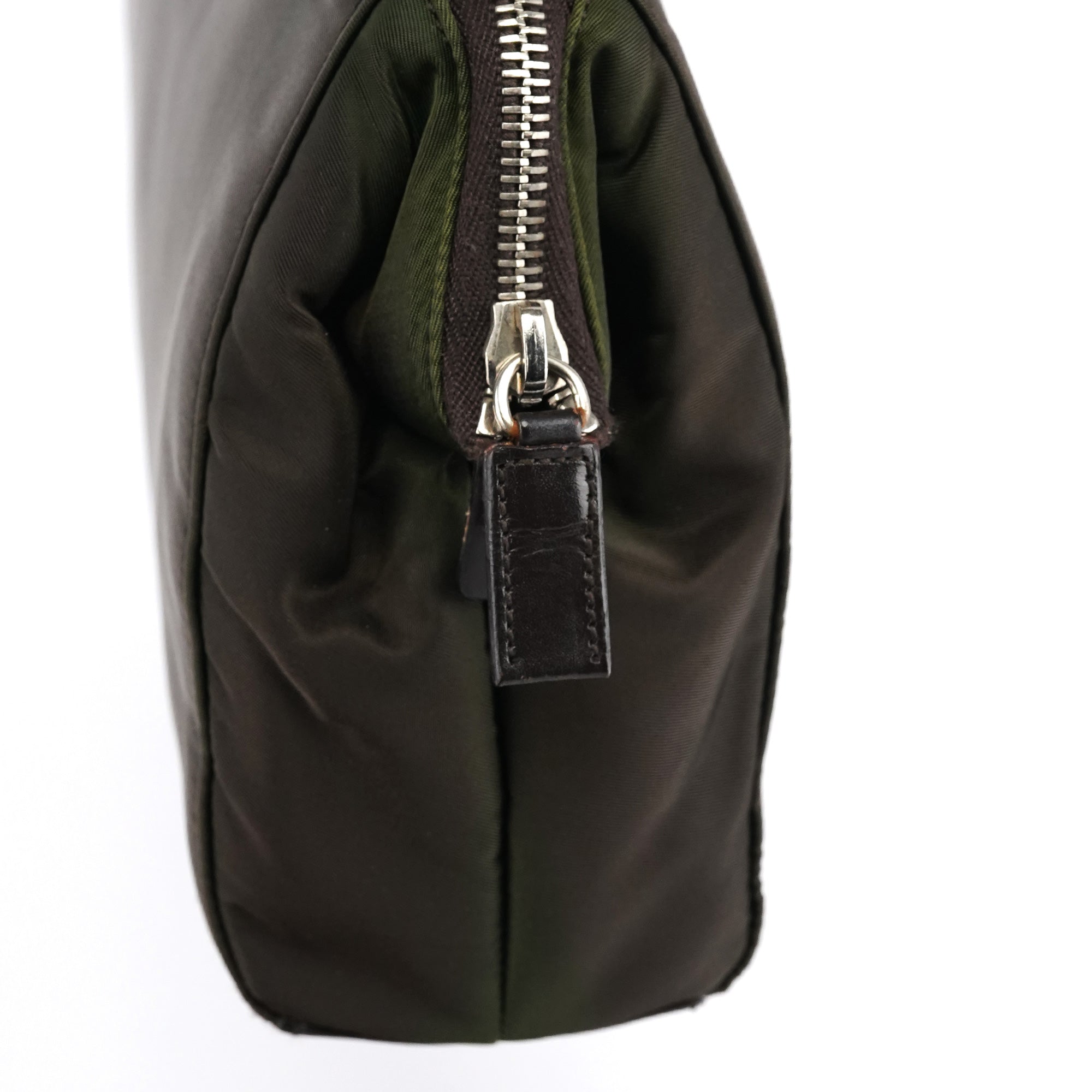 Dark Green Tessuto Chic Shoulder Bag