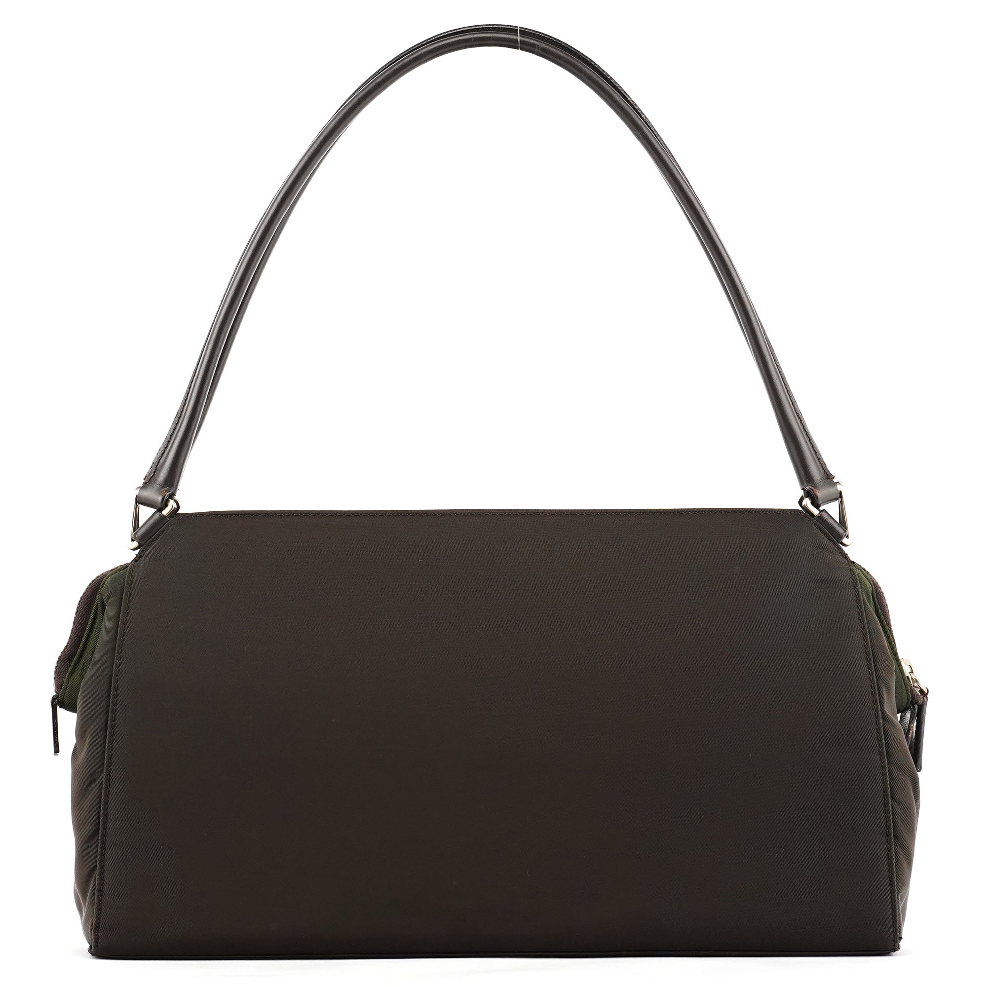 Dark Green Tessuto Chic Shoulder Bag