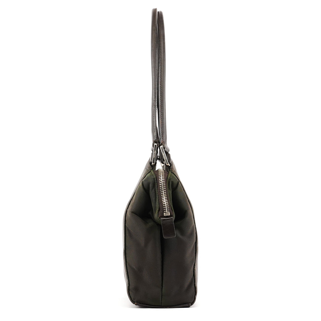 Dark Green Tessuto Chic Shoulder Bag