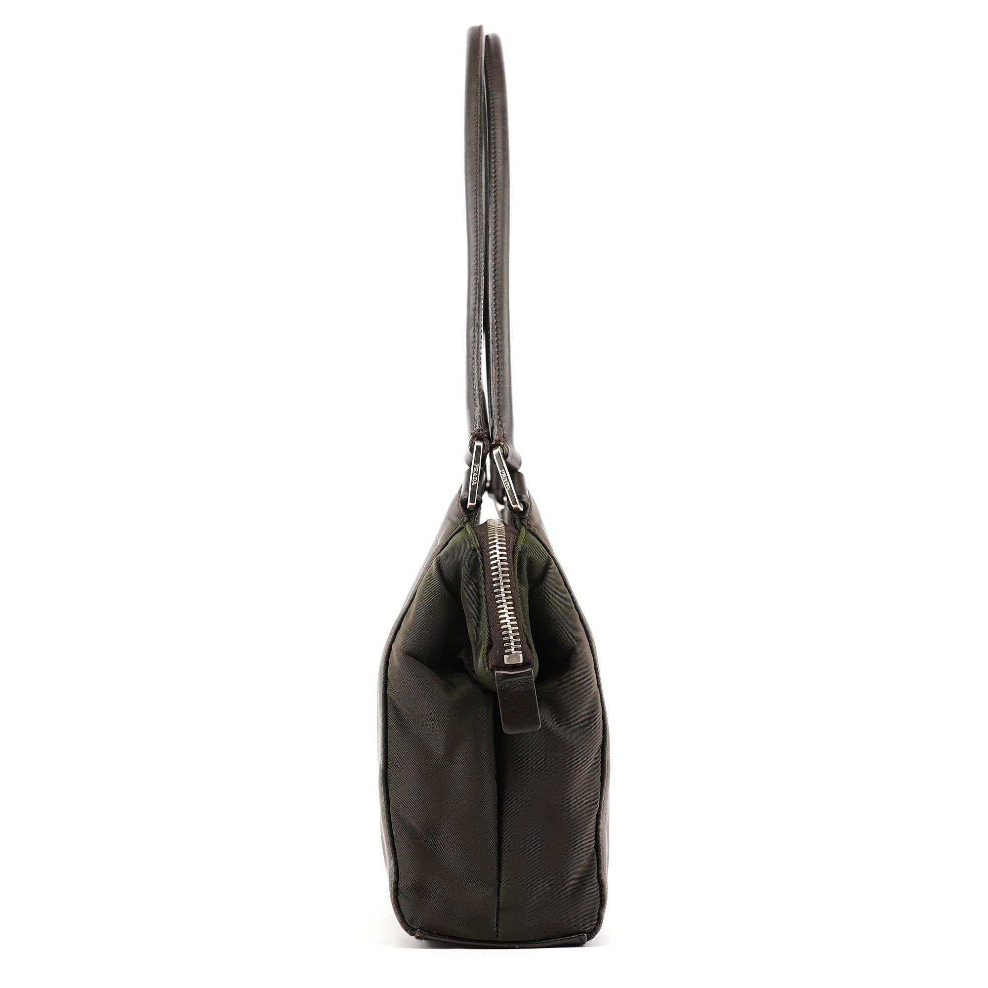 Dark Green Tessuto Chic Shoulder Bag