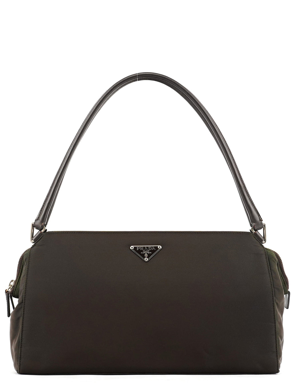 Dark Green Tessuto Chic Shoulder Bag