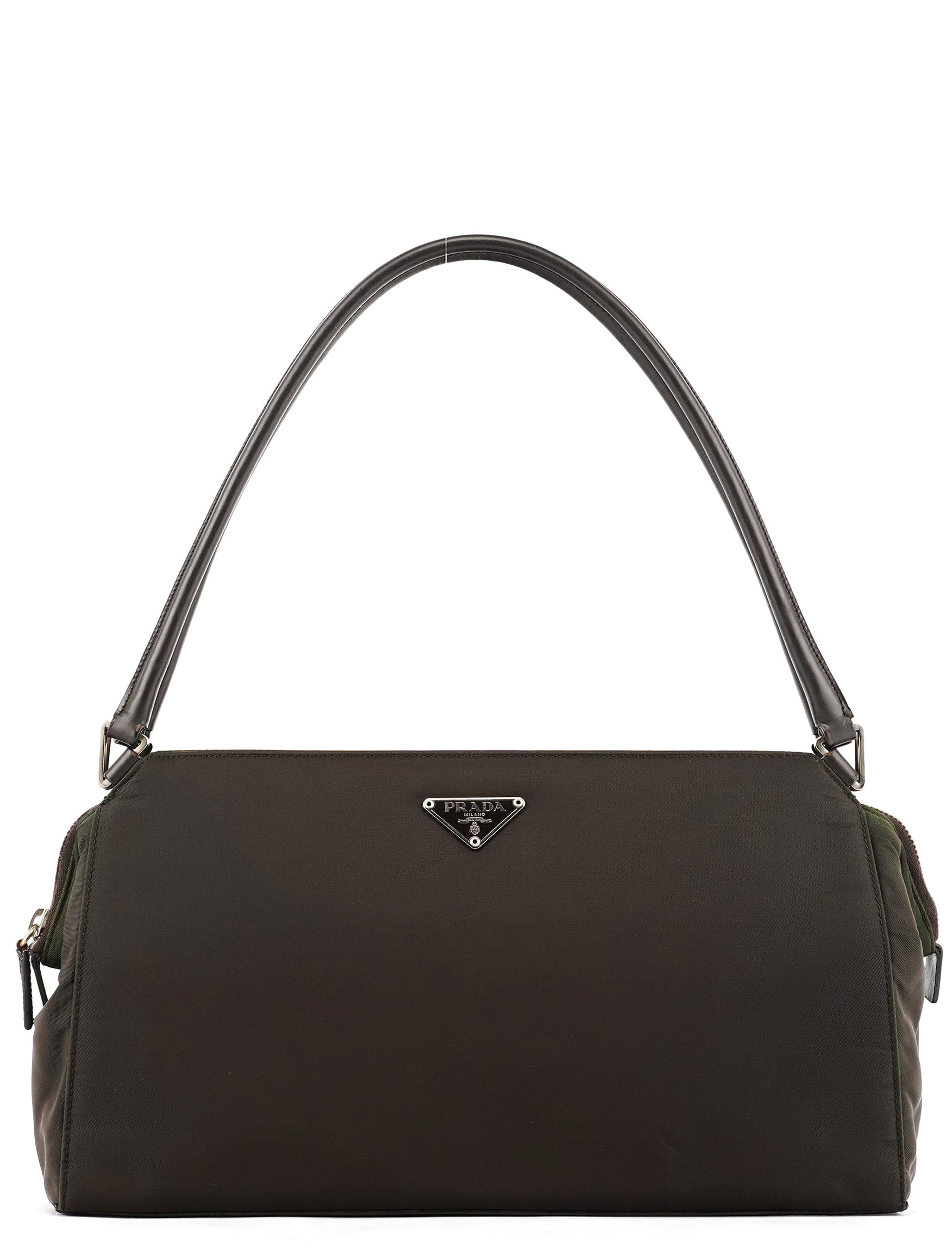 Dark Green Tessuto Chic Shoulder Bag